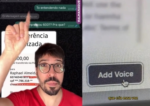 Influencer diz ter tido voz clonada por inteligência artificial e pai caiu em golpe