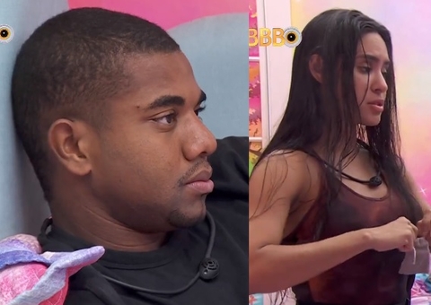 Davi recusa abraço de Isabelle, sister brinca e ele dispara: “retira o que você falou”