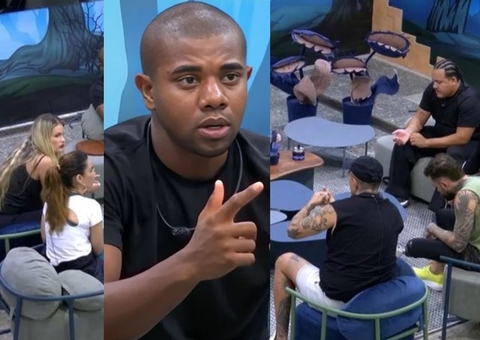 Camarotes confrontam Davi e fazem 'interrogatório' com brother: 'cínico'