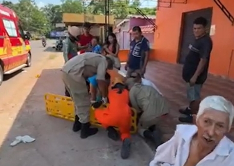 Idoso e homem ficam feridos em acidente grave em Itacoatiara