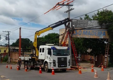 Bairros e ramais ficam sem energia elétrica nesta terça-feira em Manaus