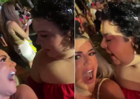 Deolane arma barraco com Rainha Matos na Farofa da Gkay; Veja vídeo 