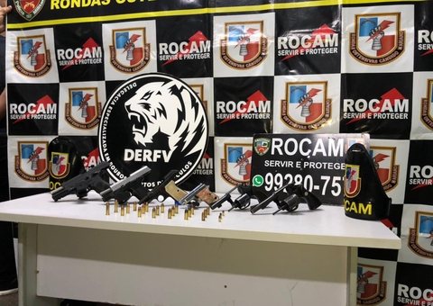 Supostos conselheiros do CV são presos com armas em Manaus