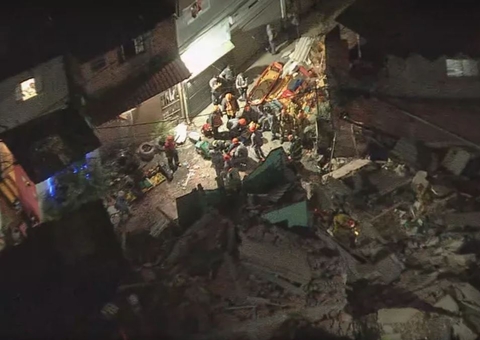 Desabamento de casa deixa 1 morto e quatro feridos em Paraisópolis 
