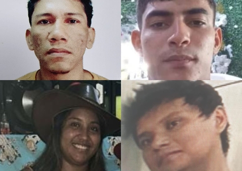 Polícia divulga imagens de 4 pessoas desaparecidas em Manaus