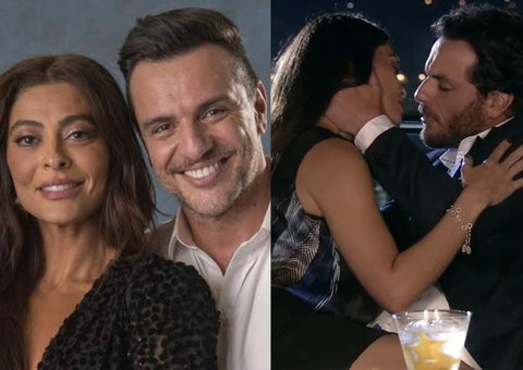 Juliana Paes causa alvoroço ao revelar que Rodrigo Lombardi tem 'muita pegada'