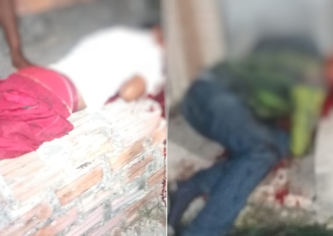 Homens são mortos a tiros em calçada de rua em Manaus