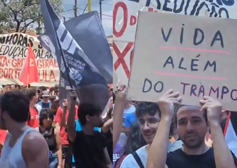 Manifestantes pedem fim da escala 6x1 em várias cidades do Brasil 