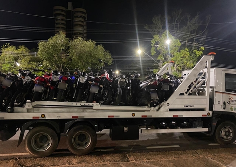 Detran apreende 55 motocicletas em operação contra "rolezinhos" em Manaus