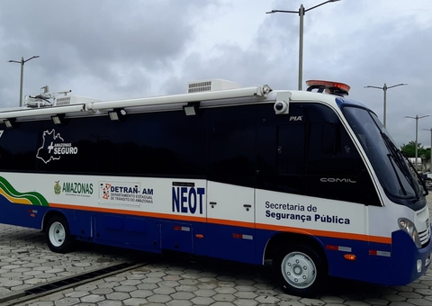 Detran recebe ‘ônibus inteligente’ para auxiliar na fiscalização de trânsito no Amazonas