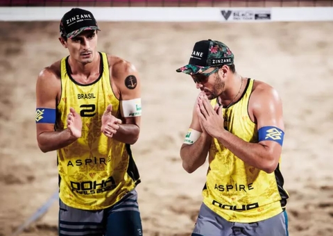 Brasil é atropelado por Cuba no vôlei de praia masculino