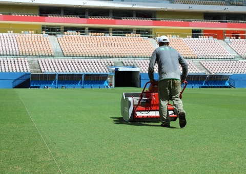 Arena do Amazonas passa por sanitização para final do Barezão 2021