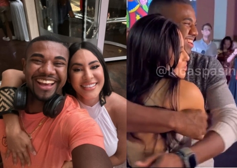 Isabelle reafirma amizade com Davi e ex-bbbs dançam juntos no São João da Thay; vídeo