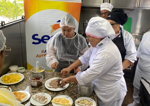 Senac oferece cursos gratuitos de gastronomia e atendimento em shopping de Manaus