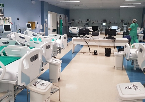 Mais 10 leitos de UTI são abertos no Delphina Aziz para pacientes com Covid