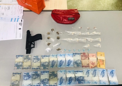 Dupla é presa suspeita de tráfico e ameaça à vizinhança em Manaus