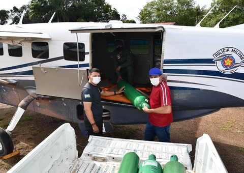 Novo Aripuanã recebe 19 cilindros de oxigênio