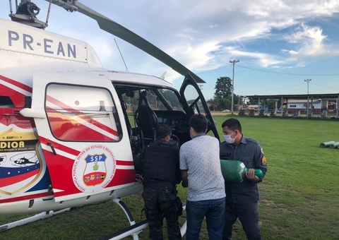 Oito toneladas de insumos hospitalares foram transportadas no Amazonas