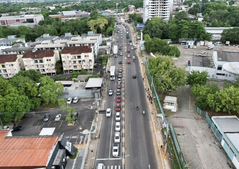 Obra de alargamento da avenida Ephigênio Salles chega à marca de 90% da execução