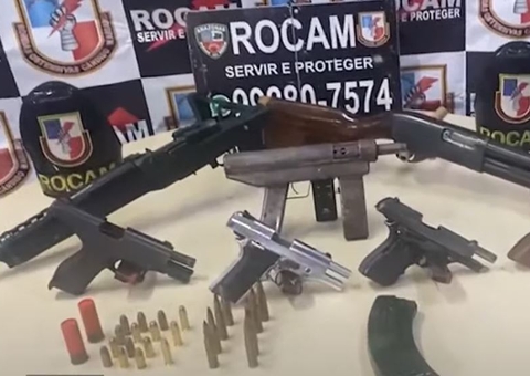 Homem é preso com arsenal enquanto tramava ataque a facção rival em Manaus