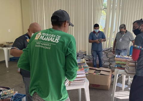 Manaus abre mais dois pontos de coleta de livros usados