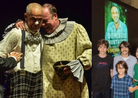 Luz que não se apaga surge no meio do palco em homenagem a Domingos Montagner