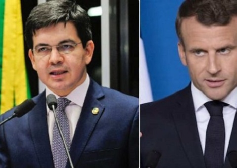 Macron condecora senador Randolfe Rodrigues por enfrentamento à Covid-19