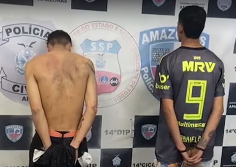 Dupla é presa ao ser flagrada torturando homem em tribunal do crime em Manaus