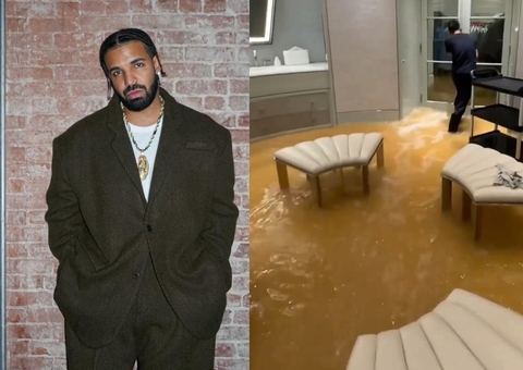 Drake mostra mansão inundada após fortes chuvas em Toronto; vídeo