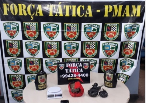 Homem é preso com drogas em casa ao ser denunciado para a PM em Manaus
