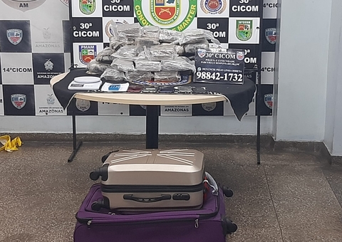 Motorista de app é preso com 31 kg de drogas durante operação em Manaus