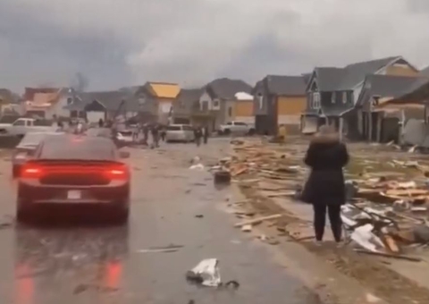 Tornado fora de época arrasa estado e deixa seis mortos nos EUA