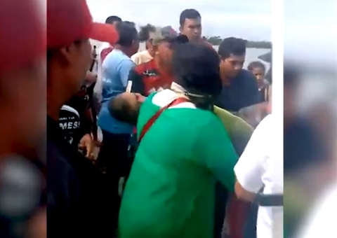 Vídeo mostra chegada de caçadores resgatados após 2 meses perdidos em mata no Amazonas