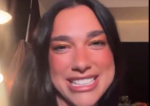 Dua Lipa manda recado em português para fãs brasileiros; vídeo
