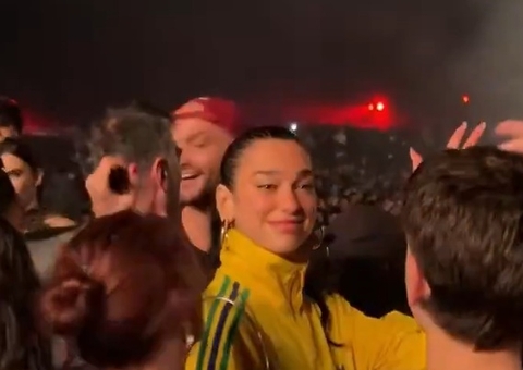 Dua Lipa curte festa no interior de SP após show lotado: 'a mulher é imbatível'