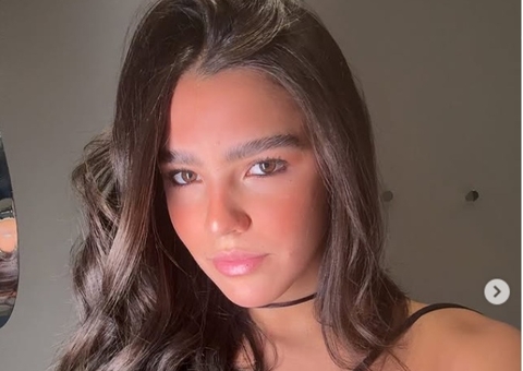 Duda Guerra surge com novo namorado e internautas apontam semelhança com Benício Huck