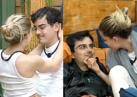Dudu Camargo e Saory vivem affair escondido A Fazenda e ganham torcida