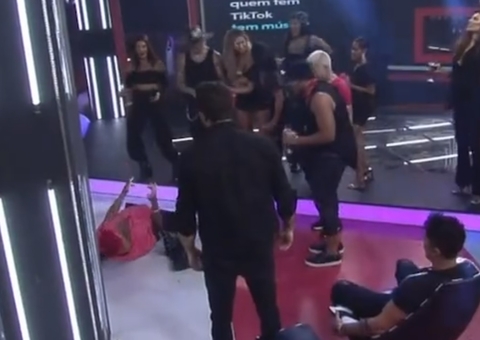 Dynho ‘pira’ na pista enquanto barraco rola solto e cai no gosto dos internautas