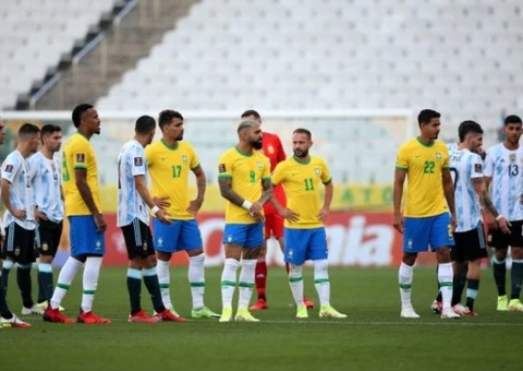 Jogo entre Brasil x Argentina é encerrado após ser interrompido pela Anvisa