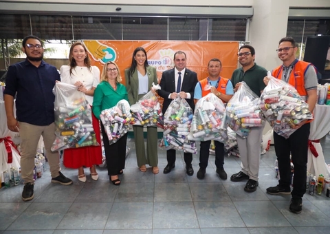 Mayra Dias entrega mais de 2,5 mil frascos ao Raio de Sol