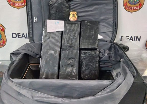 Homem é preso pela PF ao tentar embarcar com 7kg de drogas em aeroporto