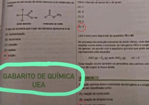 UEA nega vazamento de provas após candidato postar foto de gabarito
