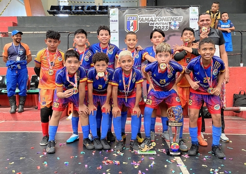 Craques do Futuro conquista Amazonense de Futsal Sub-13