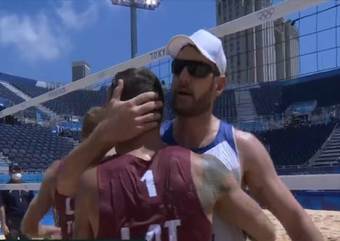 Última dupla brasileira é eliminada pela Letônia no vôlei de praia