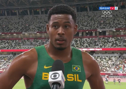 Paulo André avança para semifinal dos 100m rasos das Olimpíadas