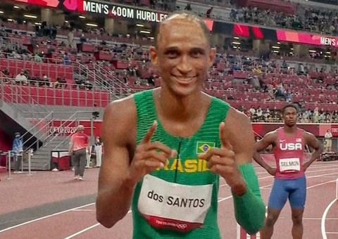 Alison dos Santos bate recorde sul-americano e vai à final dos 400m com barreira