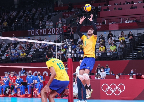 Brasil perde para Argentina e fica fora do pódio olímpico no vôlei masculino