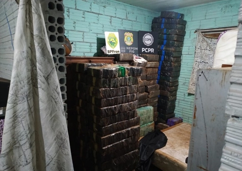 Mais de 1 tonelada de maconha e carros roubados são apreendidos pela PF