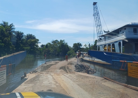 Acesso sobre Rio Curuçá está interditado na BR-319 nesta sexta-feira