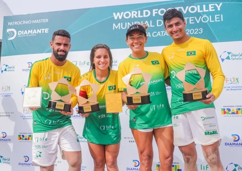 Atleta amazonense é campeão mundial de futevôlei